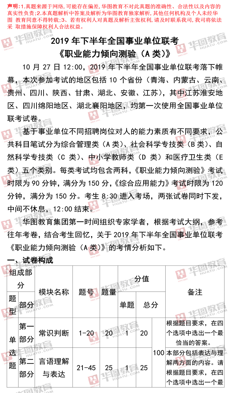 北京事业单位考试内容与题型详解解析